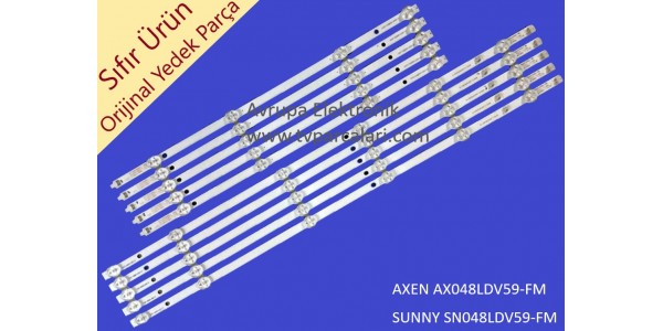 AXEN AX048LDV59-FM Led bar, SUNNY SN048LDV59-FM Led bar, HL-2A480A28-0601R-02, HL-2A480A28-0401L-02, Panel ledleri